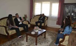 Sultanhisar'da 'Misafirim Kaymakamım' projesi Salavatlı ve Atça'da devam etti