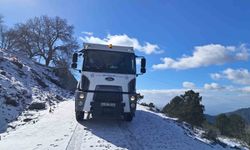 Aydın Büyükşehir Belediyesi'nden Paşa Yaylası'nda tuzlama çalışması