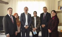 Kaymakam Ateş, öğrencilerin evine misafir oldu