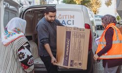 Kuşadası Belediyesi'nin soba yardımı başladı