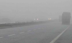 Aydın'da sis sürücülere zor anlar yaşatıyor