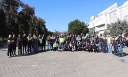 Aydın'da motosiklet sürücülerine güvenli sürüş eğitimi