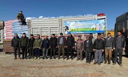 Başkan Çerçioğlu'ndan Karacasu'da küçük üreticilere yem desteği