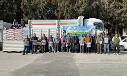 Büyükşehir'in yem desteği Sultanhisar'da üreticilerle buluştu
