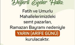 Efeler'in semt pazarlarına bayram düzenlemesi