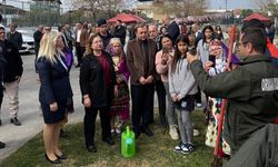 Germencik'te hem fidan diktiler hem de dağıttılar