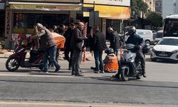 Motosiklet ile Otomobil Çarpıştı