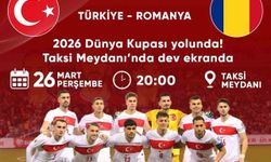 Milli maç heyecanı Bozdoğan'da dev ekranda