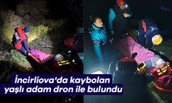 İncirliova'da kaybolan yaşlı adam dron ile bulundu