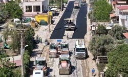 Aydın Büyükşehir Akbük yolunu yeniliyor