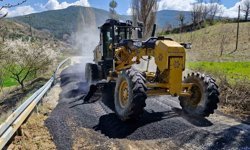 Aydın Büyükşehir ilçelerde yol çalışmalarına devam ediyor