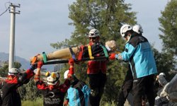 Aydın'da arama kurtarma tatbikatı yapıldı