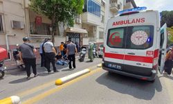 Karşı şeride geçen otomobil ile motosiklet çarpıştı: 1 yaralı