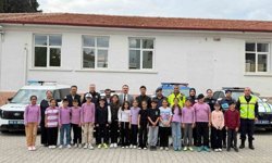 Sultanhisar'da miniklere trafik eğitimi