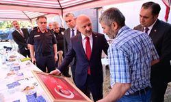 Aydın Valisi Varol'dan şehit polis Tayfun Baş'ın ailesine taziye ziyareti