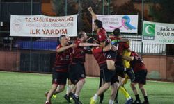 Aydın'da sağlık çalışanlarının futbol heyecanı sona erdi