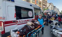 Nazilli'de yaya geçidinde korkutan kaza: 5 yaralı