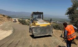 Aydın Büyükşehir 17 ilçede yol çalışmalarını sürdürüyor