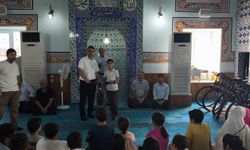 Çine'de Kur'an öğrenen öğrenciler bisikletlerle ödüllendirildi