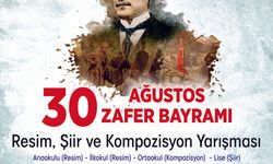 BAŞKAN ÇERÇİOĞLU’NDAN 30 AĞUSTOS TEMALI ÖDÜLLÜ RESİM, ŞİİR VE KOMPOZİSYON YARIŞMASI