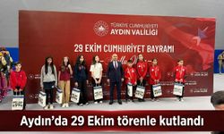 Aydın'da 29 Ekim törenle kutlandı