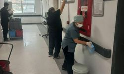 ADÜ Hastanesi hematoloji servisinde hijyen çalışması
