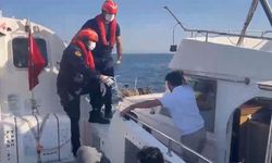 Aydın'da 17 düzensiz göçmen kurtarıldı, 1 göçmen kaçakçısı şüphelisi yakalandı