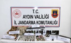Karacasu'da tarihi eser operasyonu: 157 sikke ele geçirildi