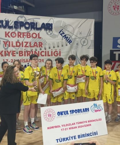 Başak Koleji Korfbol Takımı Türkiye Şampiyonu oldu