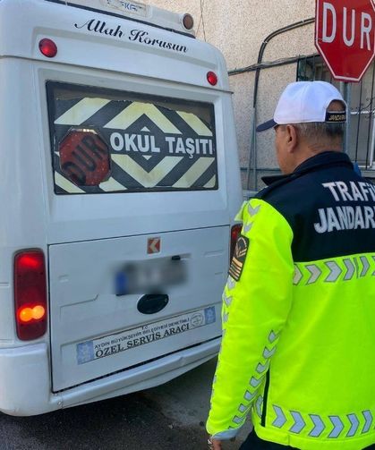 Koçarlı’da okul servisleri denetlendi