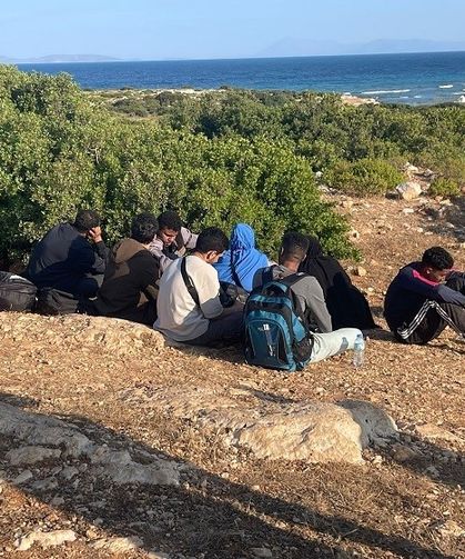 Didim’de 8 düzensiz göçmen yakalandı