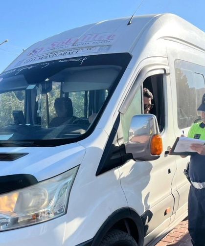 Söke’de okul servis araçlarına sıkı denetim