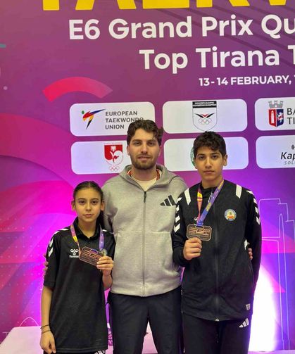 Avrupa Taekwondo müsabakasında Kuyucaklı sporculardan çifte bronz