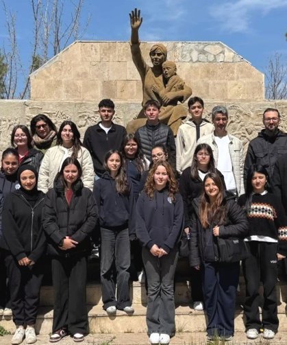 Köşklü öğrenciler şehitleri unutmadı