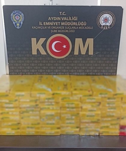 Aydın'da kaçak tütün operasyonu