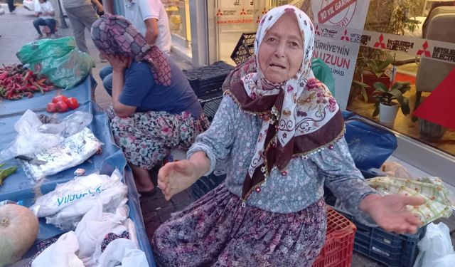 85 yaşındaki Müşerref Nine Aydın pazarının sembolü oldu