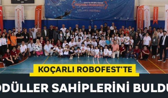 Koçarlı Robofest'te ödüller sahiplerini buldu