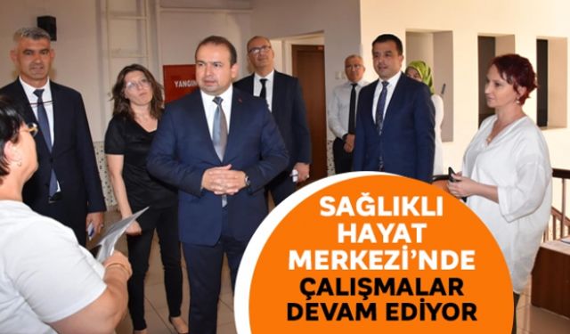 Sağlıklı Hayat Merkezi´nde çalışmalar devam ediyor