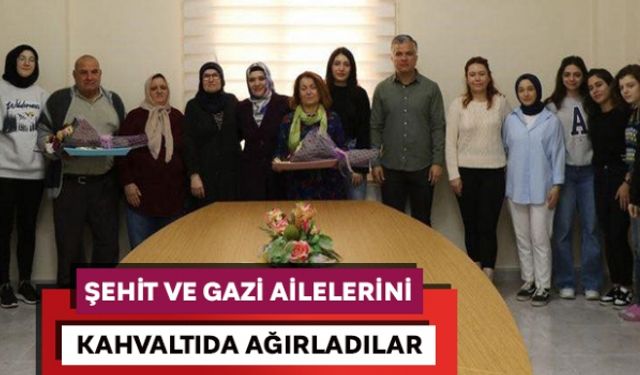 Şehit ve gazi ailelerini kahvaltıda ağırladılar