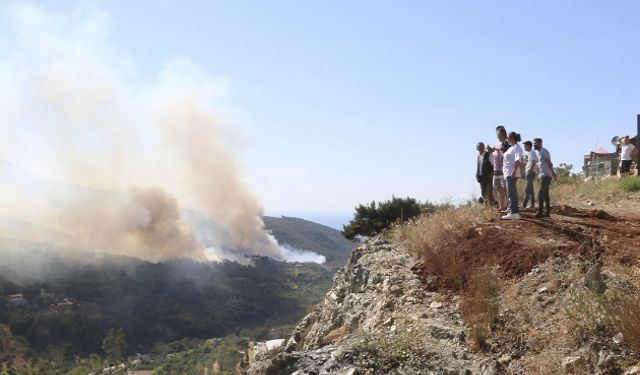 Hatay´daki orman yangınına müdahale sürüyor