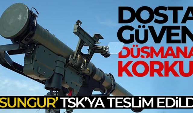 Savunma Sanayii Başkanı Demir: 'SUNGUR silah sisteminin ilk kafilesini TSK'ya teslim ettik'