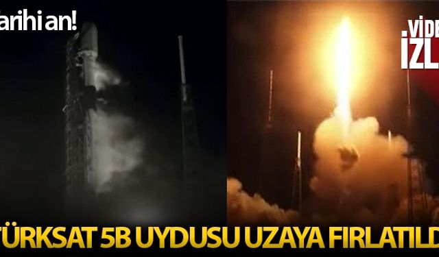 TÜRKSAT 5B uydusu uzaya fırlatıldı