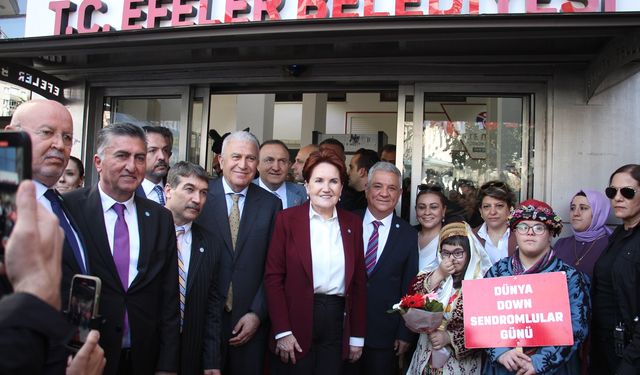 Başkan Atay, İYİ Parti Genel Başkanı Akşener'i ağırladı