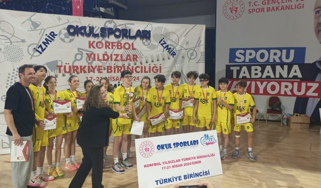 Başak Koleji Korfbol Takımı Türkiye Şampiyonu oldu