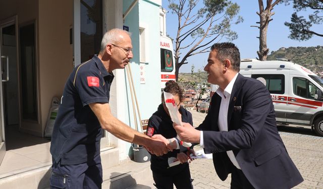 Başkan Arıcı, Sağlık Çalışanlarını Unutmadı
