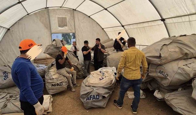AFAD çadırları muhtemel afetlere hazırlandı
