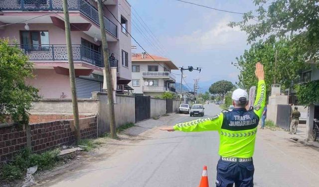Jandarma Köşk’te havadan denetim yaptı