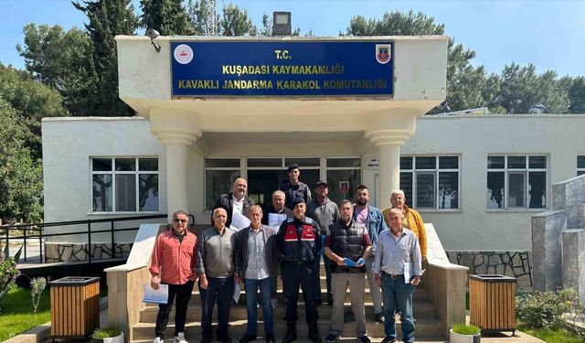 Jandarma orman yangınları konusunda bilgilendirdi