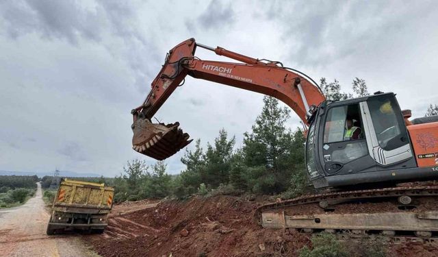 Karacasu’daki yol sorunu çözüme kavuşuyor