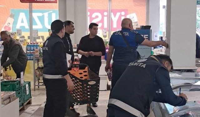 Köşk’te zabıta ekiplerinden denetim